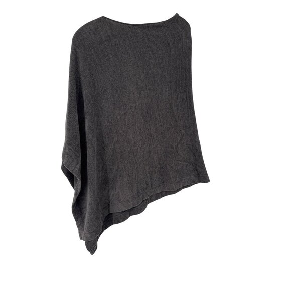Barefoot Dreams Carbon CozyChic Ultra Lite Poncho ONE SIZE - Picture 4 of 7